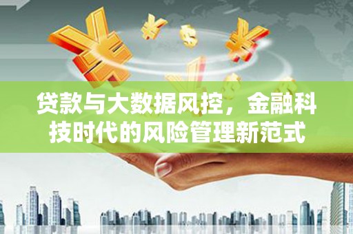 靖边贷款与大数据风控，金融科技时代的风险管理新范式