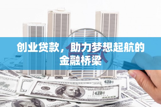 岭东创业贷款，助力梦想起航的金融桥梁
