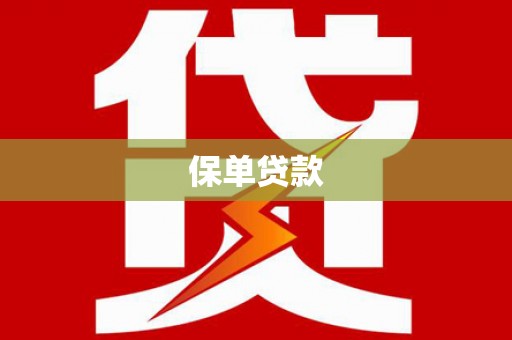 镇原保单贷款