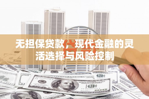 罗定无担保贷款，现代金融的灵活选择与风险控制