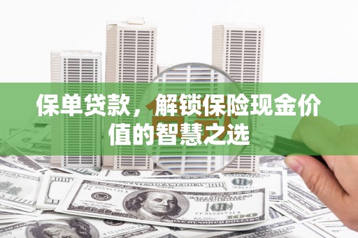 西山保单贷款，解锁保险现金价值的智慧之选