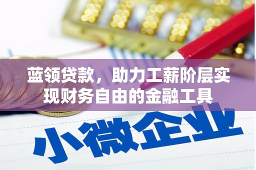 海州蓝领贷款，助力工薪阶层实现财务自由的金融工具