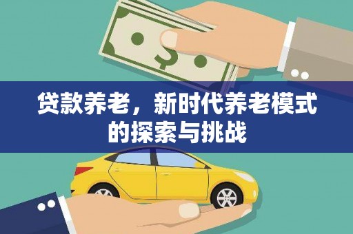 卑南贷款养老，新时代养老模式的探索与挑战