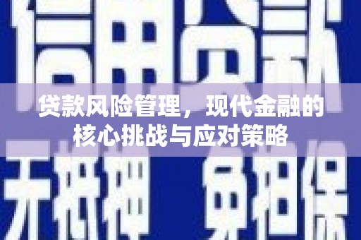 三湾贷款风险管理，现代金融的核心挑战与应对策略