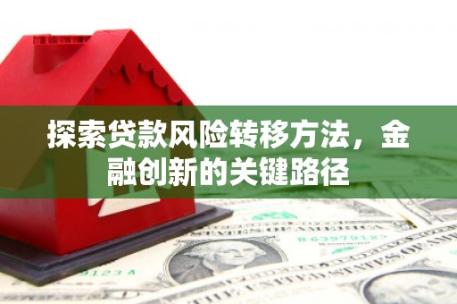 朱家尖探索贷款风险转移方法，金融创新的关键路径