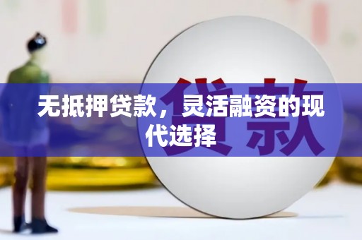 苍梧无抵押贷款，灵活融资的现代选择