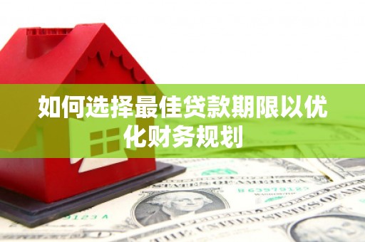 张湾如何选择最佳贷款期限以优化财务规划