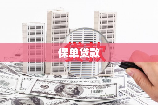 正安保单贷款 正安保单贷款